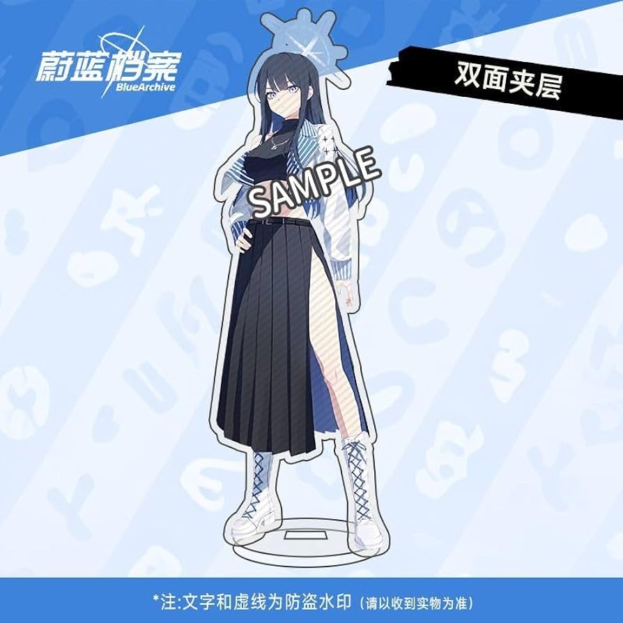 ブルーアーカイブ　ブルアカ　サオリ　ZOZO アクリルスタンド Amazon.co.jp: ブルアカ アクリルスタンド ZOZOTOWN サオリ QJHK